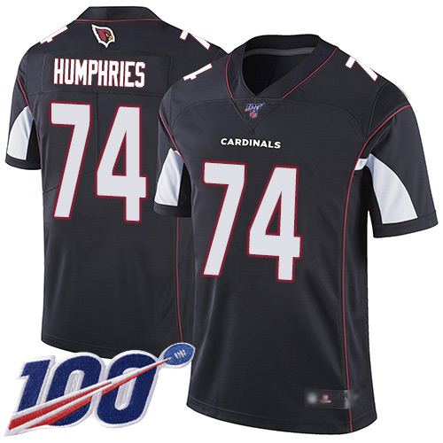 Arizona Cardinals Limited Black Men D.J. Humphries Alternate Jersey NFL Football #74 100th Season Vapor Untouchable